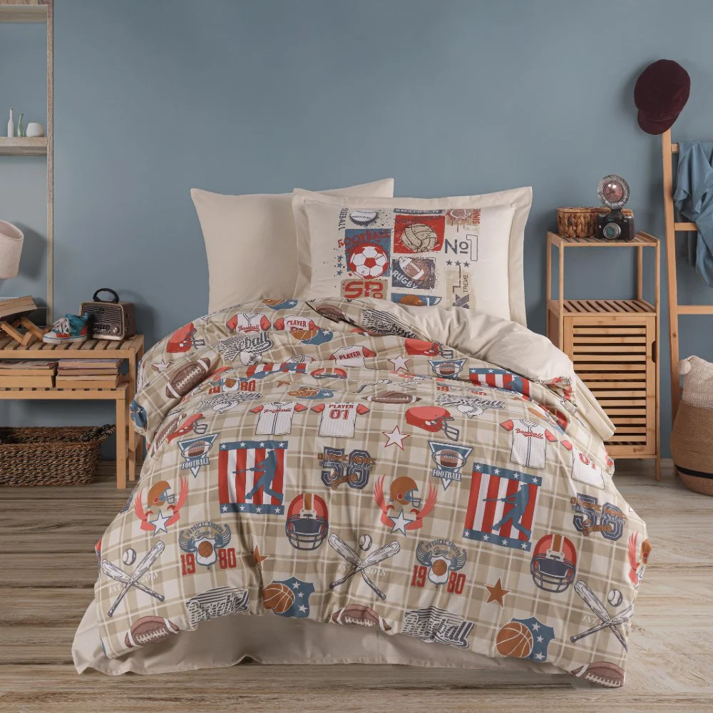 Tek Kişilik Nevresim Takımı Victory Bej